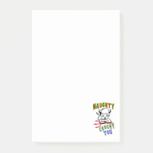 Naughty Caught You Post-it Notes