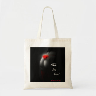 Naughty Cheeky Christmas Shopper Bag Canvas Tote