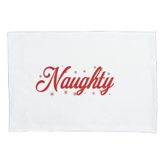 Naughty Christmas Couple Pillowcase