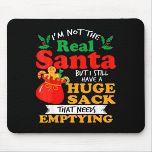 Naughty Christmas For Men Huge Package Sack Dirty  Mouse Mat
