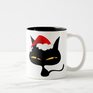 Naughty Christmas Kitty Mug