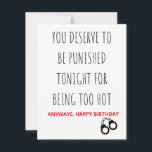 Naughty & Dirty Happy Birthday Card<br><div class="desc">If you are looking for gifts for birthday, these naughty and dirty Happy Birthday gift ideas for him and her will surely interest you. This happy birthday card with hilarious and funny messages, quotes and wishes can be a perfect birthday gift for him, for husband, for boys, for men, for...</div>