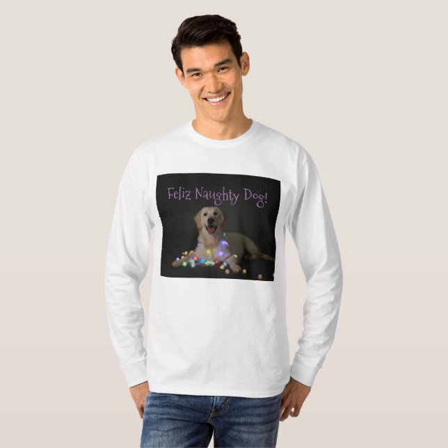 Naughty Dog Christmas Tee (Front Full)