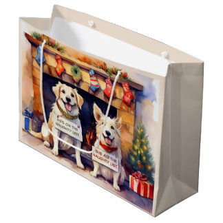 Naughty Dogs Christmas Gift Bag