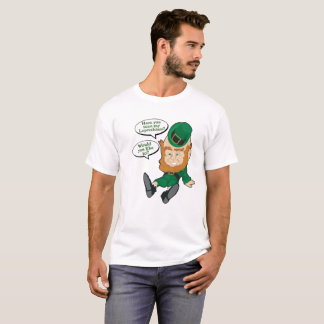 Naughty Drunk Leprechaun Funny St. Patrick's Day T T-Shirt
