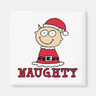 Naughty Elf Magnet