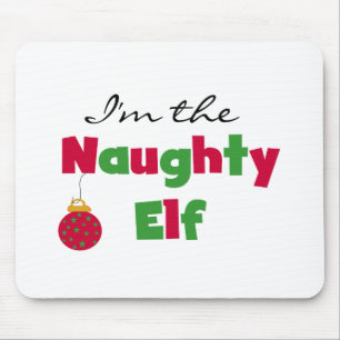Naughty Elf Mouse Mat