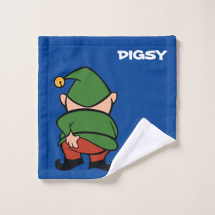 Naughty Elves Itch Hand Towel