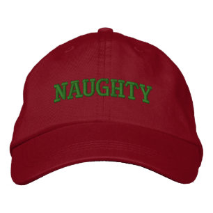"Naughty" Embroidery Cap