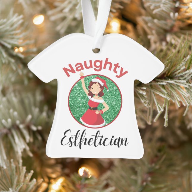 Naughty Esthetician Ornament (Tree)