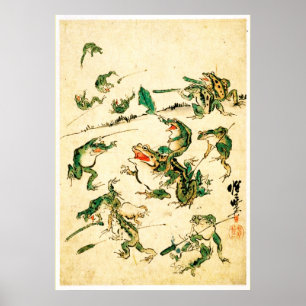 Naughty Frogs Poster