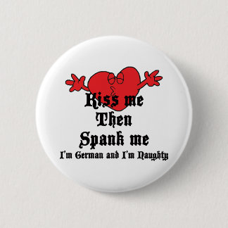 Naughty German 6 Cm Round Badge