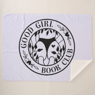 Naughty Girl Book Club Sherpa Blanket 