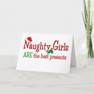 Naughty Girls Holiday Card