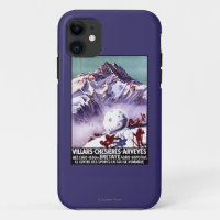 Naughty Gnomes Making Giant Snowball Poster