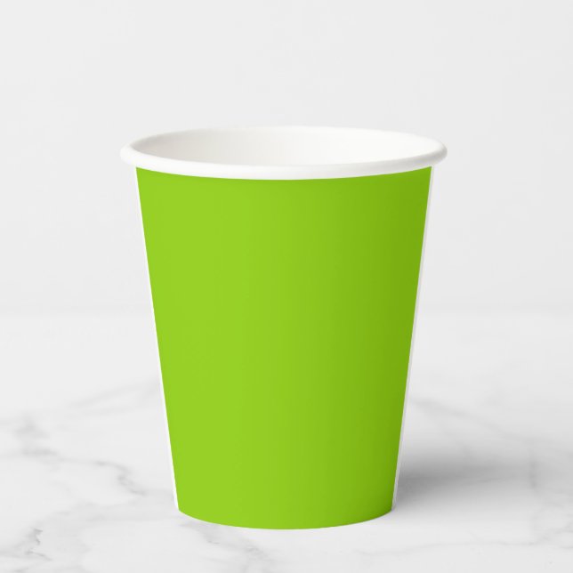 Naughty Green CUSTOMIZABLE Paper Cups (Front)