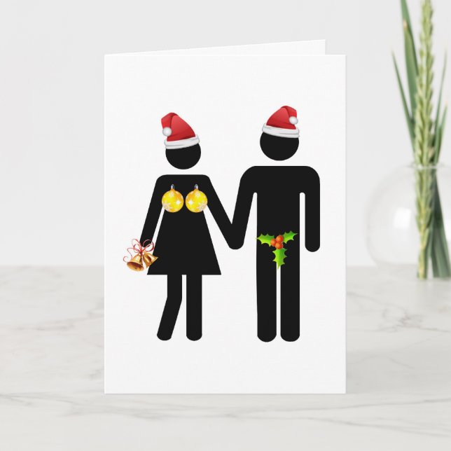 Naughty is Nice Holiday Card (Front)