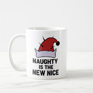 Naughty Is The New Nice, Christmas Rebel Elf Coffee Mug