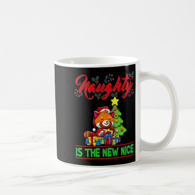 Naughty Is The New Nice Christmas Santa Xmas Premi Coffee Mug (Right)
