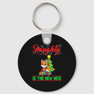 Naughty Is The New Nice Christmas Santa Xmas Premi Key Ring