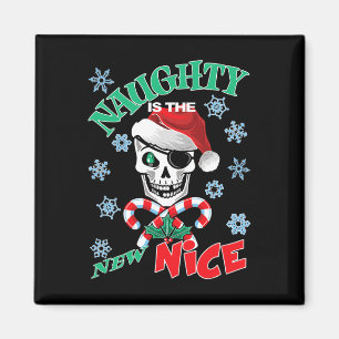 Naughty Is The New Nice Funny Santa's List Christm Magnet