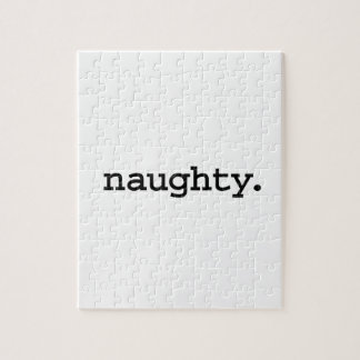naughty. jigsaw puzzle