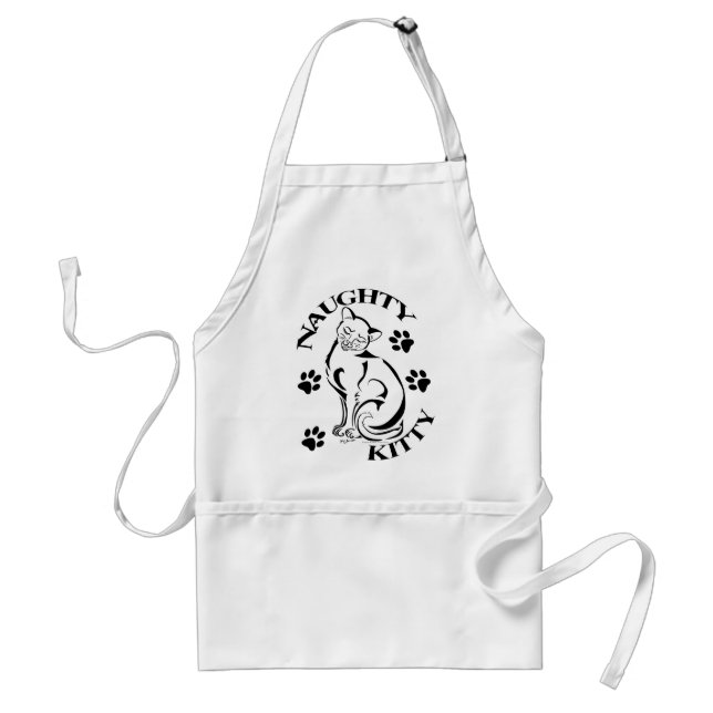 Naughty Kitty Apron (Front)