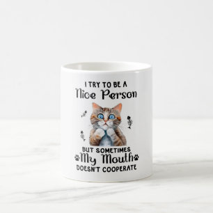 Naughty Kitty Coffee Mug