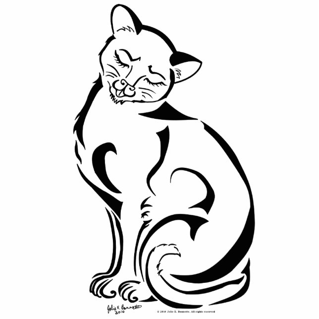 Naughty Kitty Photo Sculpture (Front)