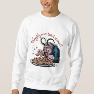 Naughty Krampus Christmas Design Sweatshirt