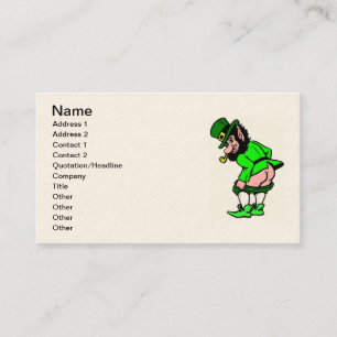 Naughty Leprechaun Business Card