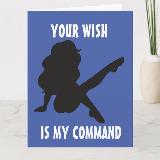 NAUGHTY lil dirty  BIRTHDAY FOR HUSBAND CARDS (Front)