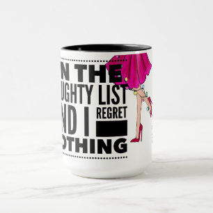 Naughty List Christmas Mug
