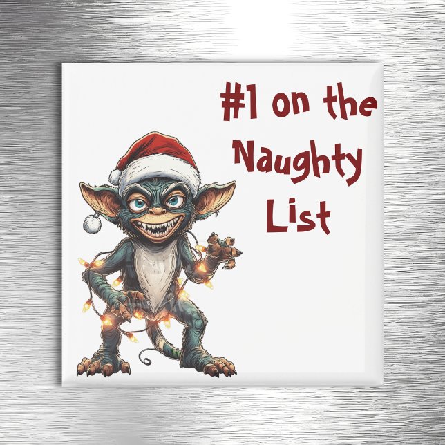Naughty List Gremlin Magnet (Creator Uploaded)