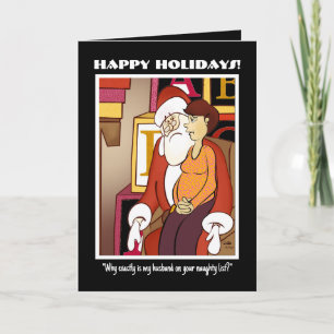 Naughty List Holiday Card