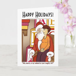 Naughty List Holidays Greeting Card