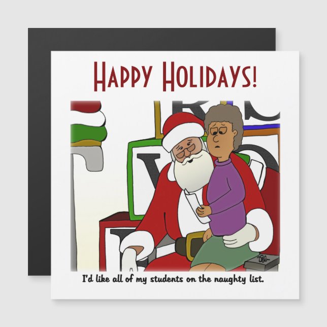 Naughty List Holidays Postcard (Front/Back)