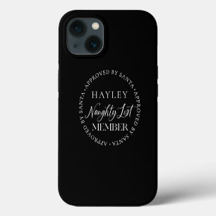 Naughty List Member Approved By Santa Christmas iPhone 13 Case