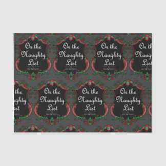 Naughty List Tissue Paper