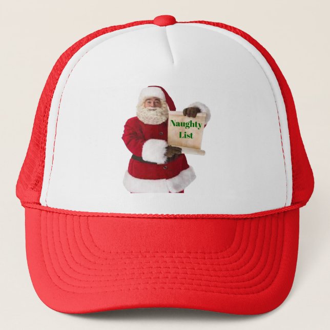 Naughty List Trucker's Hat (Front)