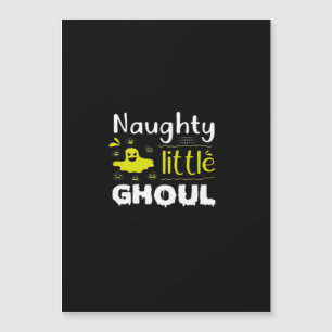 Naughty Little Ghoul Funny Halloween Design