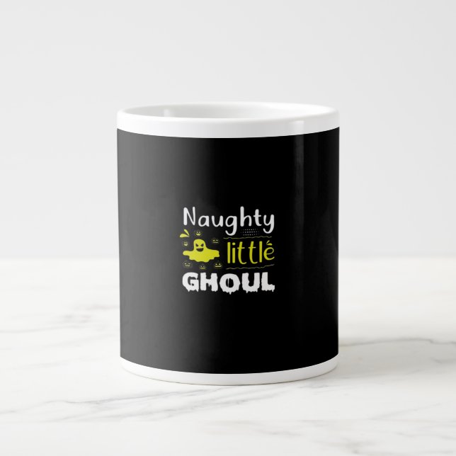 Naughty Little Ghoul Large Coffee Mug (Front)