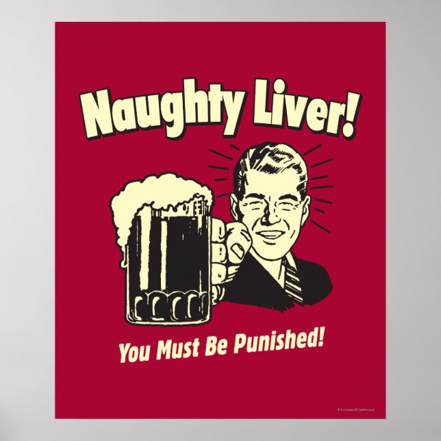 Naughty Liver: You Must Be Punished Poster (Front)