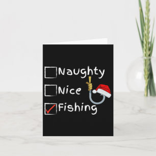 Naughty Nice Fishing Card