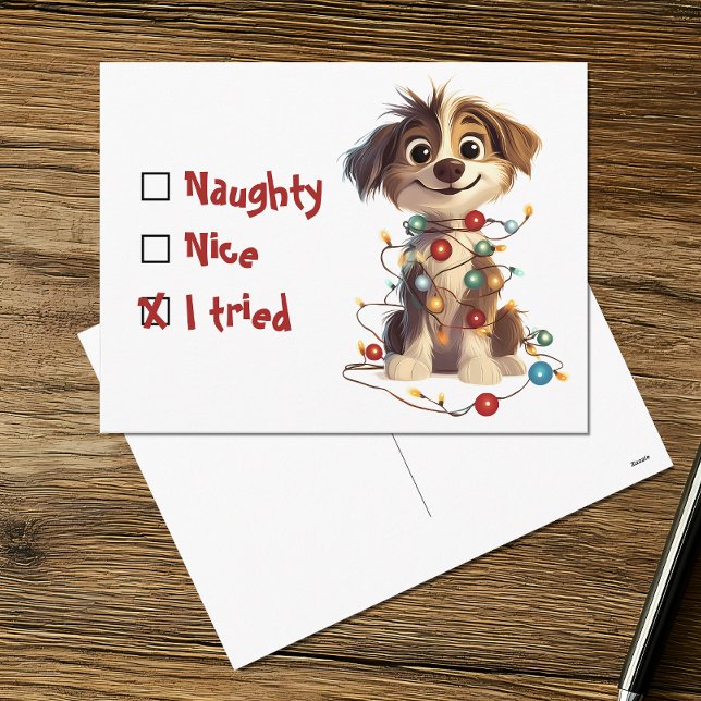 Naughty Nice I Tried Holiday Puppy (Creator Uploaded)