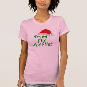 Naughty Nice List Christmas Tee - Funny Holiday Sh