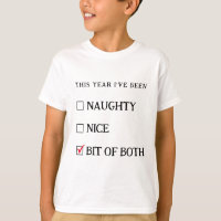 Naughty Nice List Funny Cute Christmas Kids'