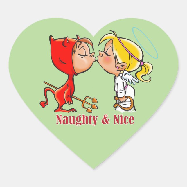 Naughty & Nice Sticker (Front)