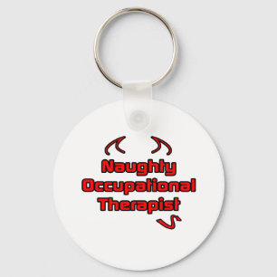 Naughty Occupational Therapist Key Ring