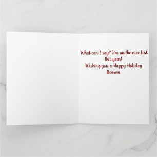 Naughty or Nice Card